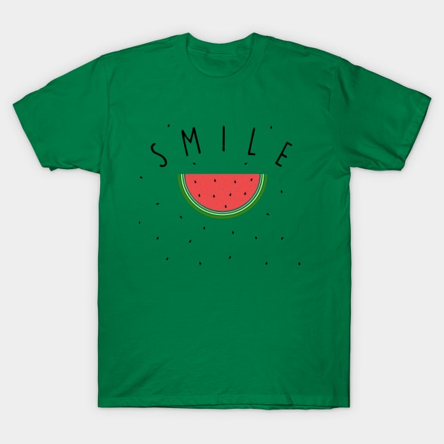 Smile Melon T-Shirt by opippi